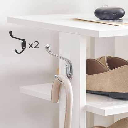 HOOBRO Vertical Shoe Rack, 8 Tier Wooden Shoe Storage Organizer - Image 6