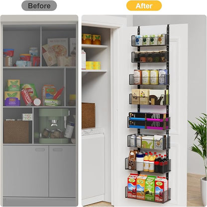 VyGrow Over the Door Organizer, 8-Tier Pantry Organizer - Image 8