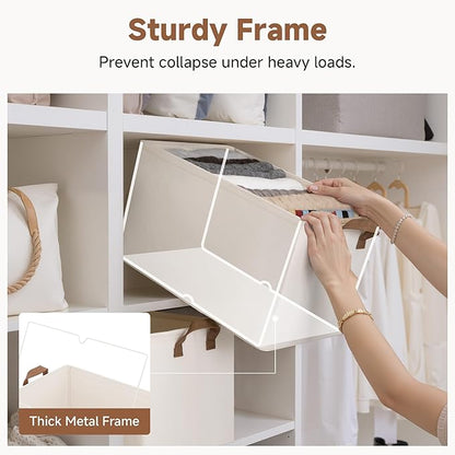 StorageWorks Fabric Storage Bins, Extra Large Storage Baskets - Image 4