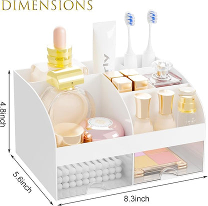 Makeup Organizer with 2 Drawers, Cosmetic Storage - Image 3