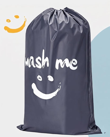 HOMEST 2 Pack XL Wash Me Travel Laundry Bag, Dirty Clothes Organizer, Large - Image 5