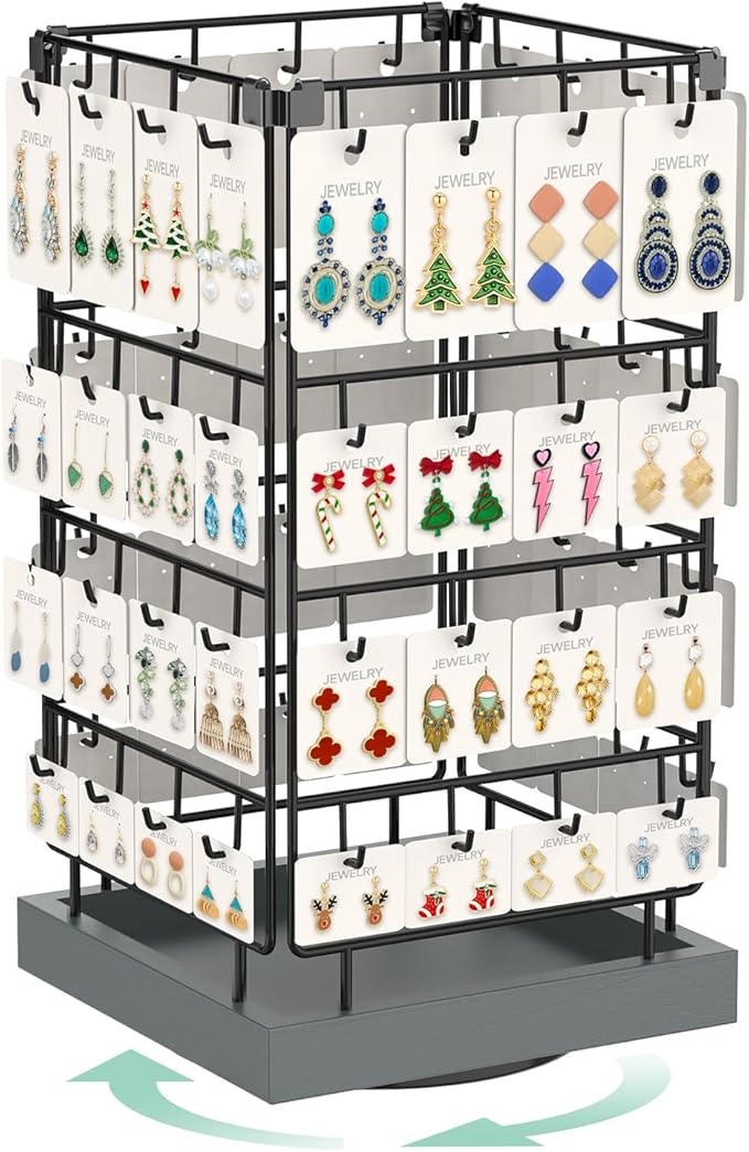 EsLuker.ly Rotating Earring Display Holder Stand by EsLukerly