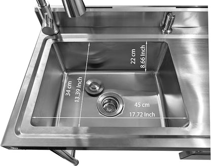 304 Stainless Steel Utility Sink - Image 7