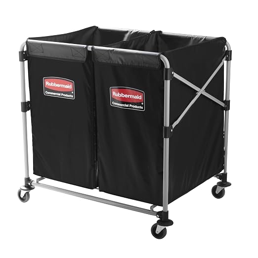 Rubbermaid Commercial Products Collapsible X Cart, Steel Industrial - Image 4