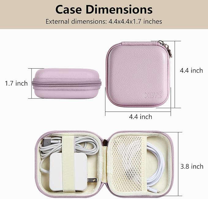 Charger Case for Macbook, Portable Tech Electronic Organizer Bag, Small Travel - Image 2