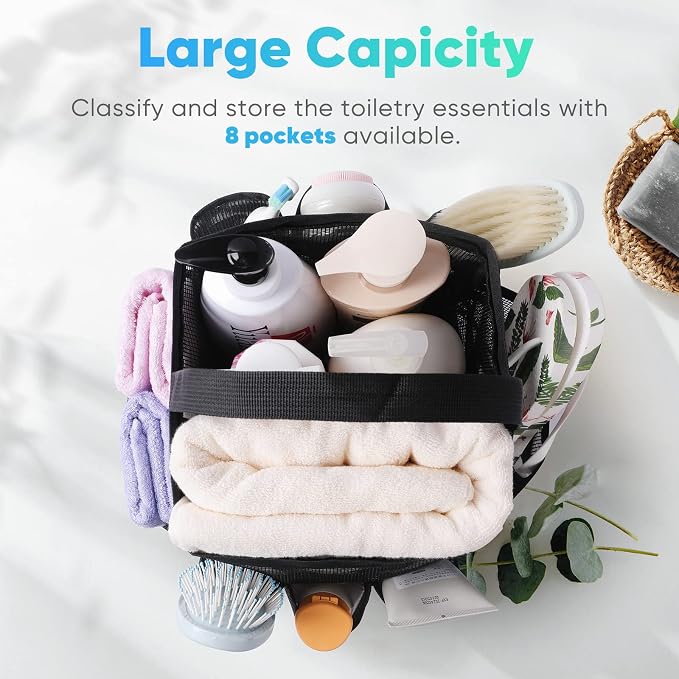 EUDELE Mesh Shower Caddy Portable - Image 2