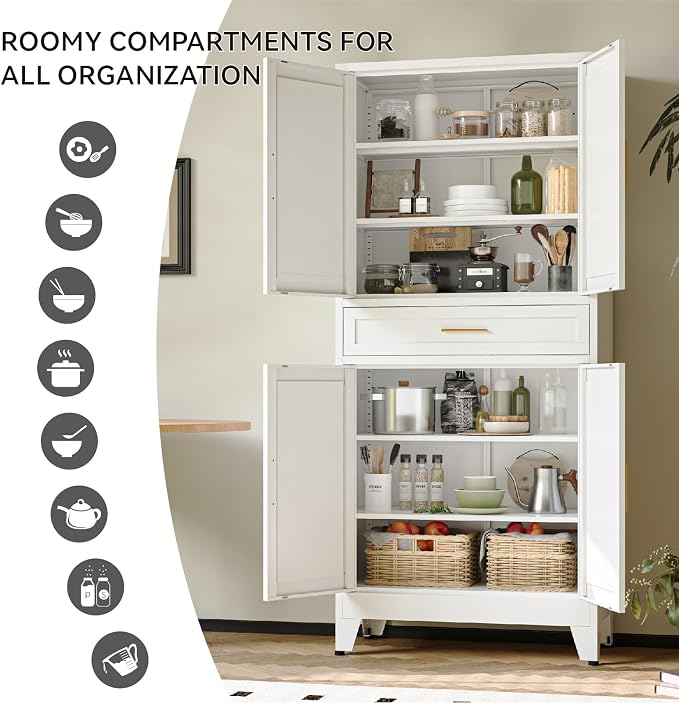 COFaR 71" Tall Pantry Cabinet - Image 4