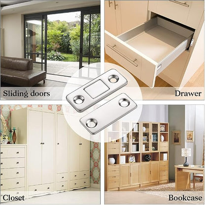 Cabinet Magnetic Catch Jiayi 14 Pack Ultra Thin Cabinet Door Magnets Stick on - Image 7