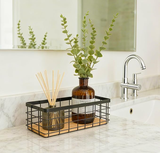 Farmhouse Metal Wire Basket - Image 6