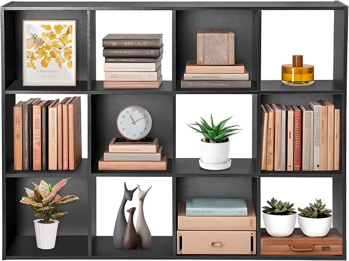 ZenStyle 12 Cube Storage Shelf Organizer Bookshelf by ZenStyle