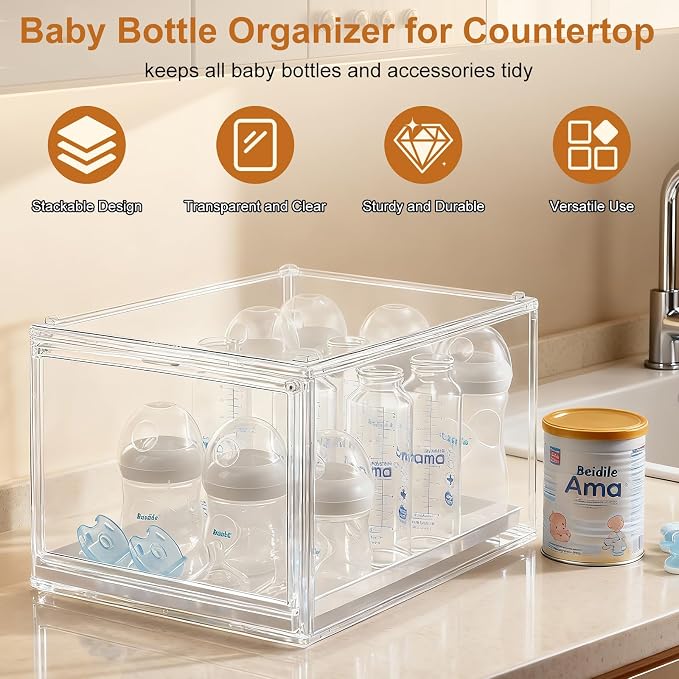 Baby Bottle Organizer, Baby Bottle Station Organizer - Image 5