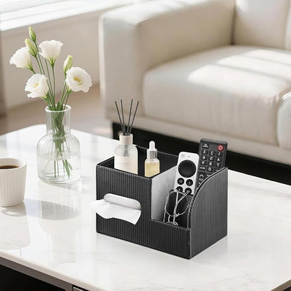 Modern PU Leather Cube Tissue Box Cover - Image 2