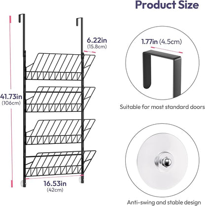 SWTYMIKI Over the Door Shoe Organizer - Image 3