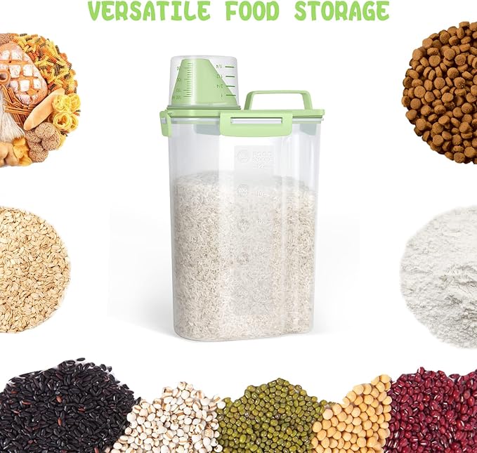 TBMax Small Rice Storage Container -5 Lbs Cereal Dispenser - Image 8