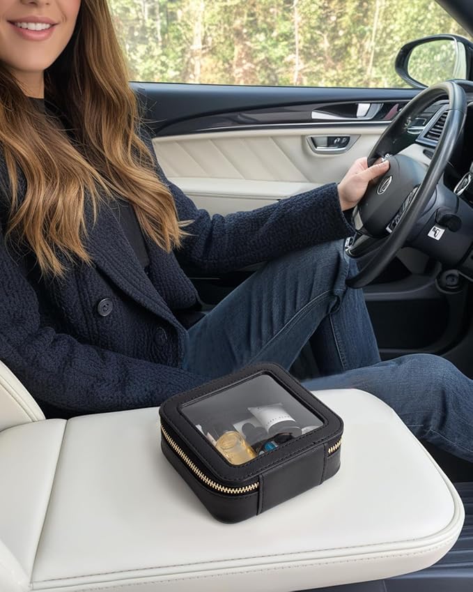 Travel Clear Makeup Bag Set, TSA Approved Cosmetic Bag Case - Image 6
