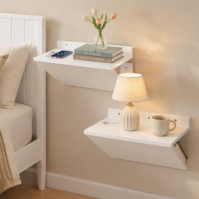 Floating Nightstand Set of 2 by Petrala