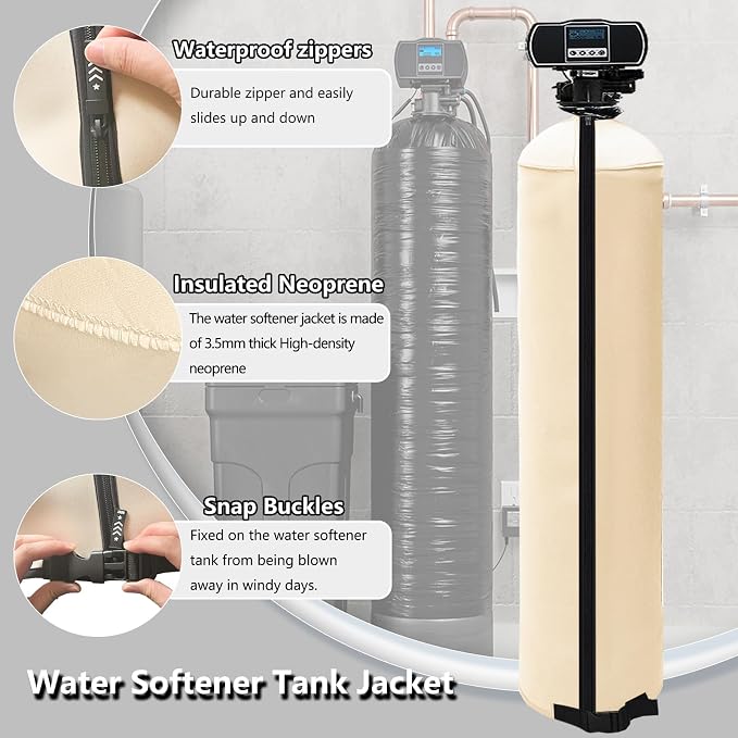 Okcool Water Softener Tank Jacket, Water Softener Neoprene Sweat Jacket - Image 4