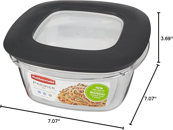 Rubbermaid Premier Easy Find Lids 5-Cup Meal Prep and Food Storage Container - Image 7