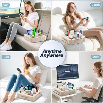 Couch Cup Holder Pillow, Sofa and Bed Caddy - Image 7