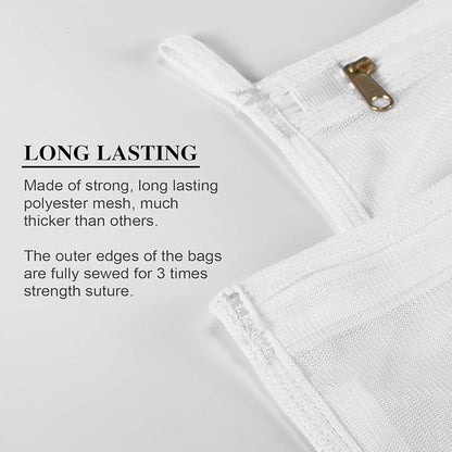 Reusable Mesh Laundry Bags, Delicates Garment Washing Bags - Image 4