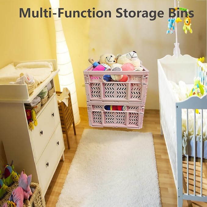 20L Foldable Crates, Toys Storage. - Image 6