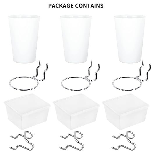 Kuhome 6 Sets Pegboard Bins Cups - Image 7