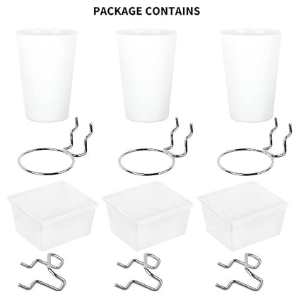 Kuhome 6 Sets Pegboard Bins Cups - Image 7
