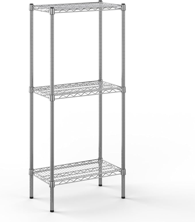 14" Deep x 24" Wide x 54" Height Wire Shelving Kit | 3-Tier | NSF Commercial by Regal+Altair