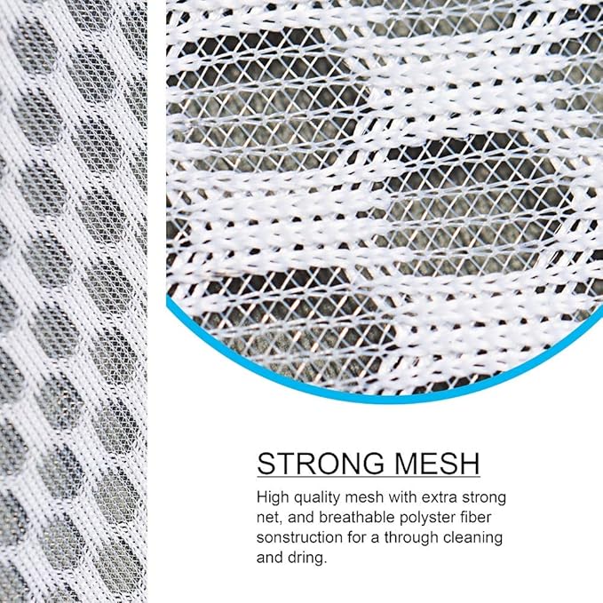 Tenrai Laundry Bag Mesh Wash Bag，Use YKK Zipper，Tote Bag Bathroom Hanging - Image 9