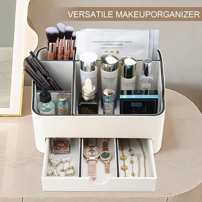 KINGFOM Desk Organizer with Drawer, Desk Organizer and Accessories 5 - Image 5
