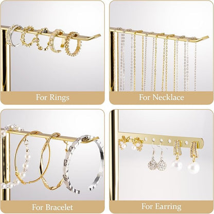 pickpiff Jewelry Stand Organizer Necklace Holder- 12.5" Sturdy Earring and - Image 2