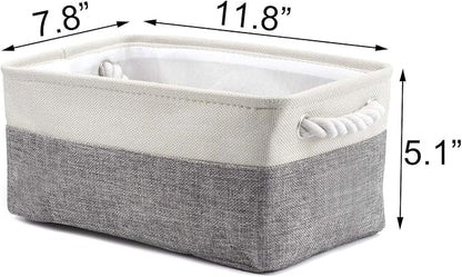 HNZIGE Fabric Storage Baskets for Organizing Small Baskets for Shelves - Image 7