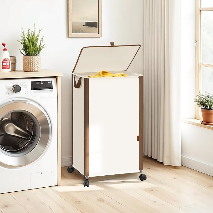 STORAGE MANIAC Rolling Laundry Hamper - Image 7