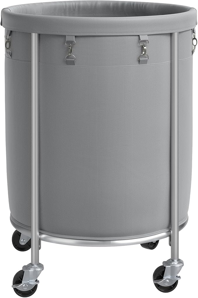 ELYKEN Laundry Basket with Wheels, 45 Gallons Rolling Laundry Hamper with by ELYKEN
