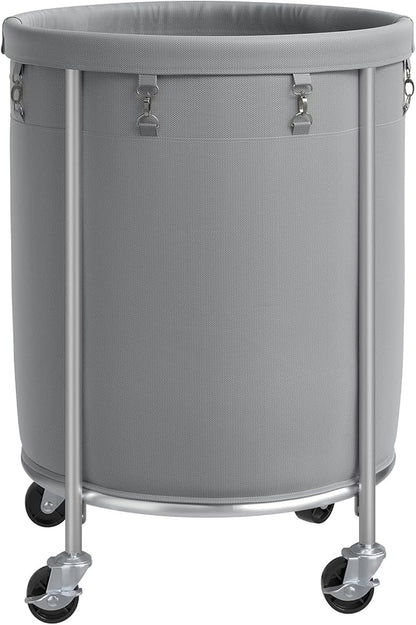 ELYKEN Laundry Basket with Wheels, 45 Gallons Rolling Laundry Hamper with by ELYKEN