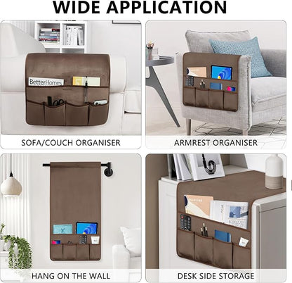 TV Remote Control Holder Couch Caddy, Non-slip Bedside Caddy Organizer - Image 5