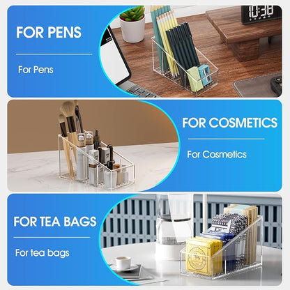MaxGear Remote Control Holder Clear TV Remote control Storage Organizer Small - Image 4