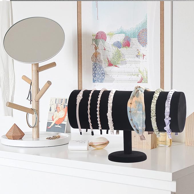 Coward T-Bar Beige Headband Holder Organizer, Hairband Display Stand, Hairband - Image 5