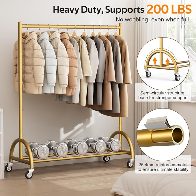 MISSLO Heavy Duty Clothing Rack - Image 3