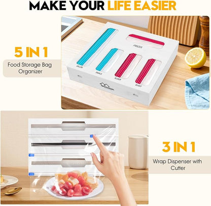 9 in 1 Foil and Plastic Wrap Dispenser - Image 5
