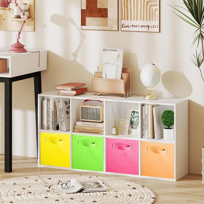 ShellKingdom Storage Bins, Foldable Fabric Storage Cubes And Cloth Storage - Image 4