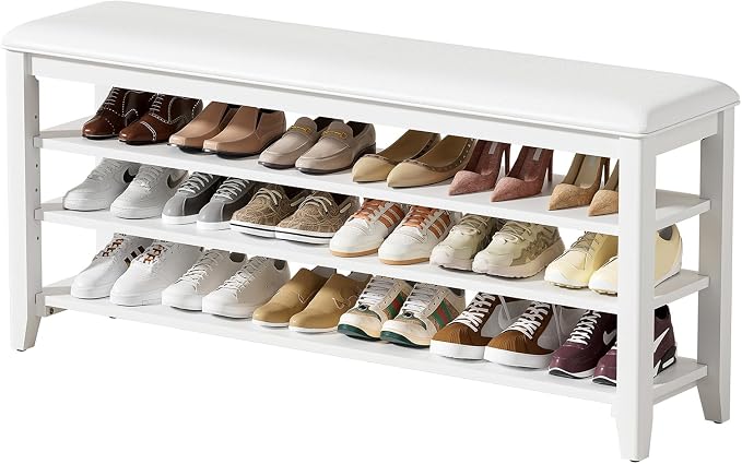Taitiy Shoe Rack Bench Entryway Storage, Shoe Organizer Bench by Taitiy