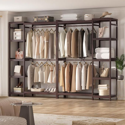 Homykic Bamboo Clothes Rack Garment Rack - Image 2
