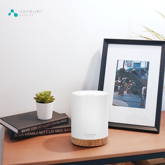 ASAKUKI 300ML Essential Oil Diffuser, Quiet 5-in-1 Premium Humidifier, Home - Image 6