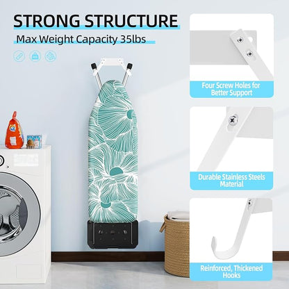 JUYSON Ironing Board Holder Wall Mount - Image 3