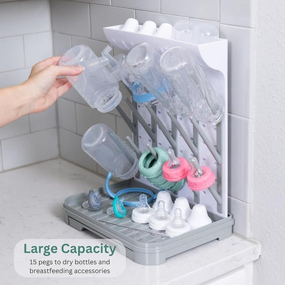 Baby Bottle Drying Rack – Large Vertical Bottle Dryer - Image 2