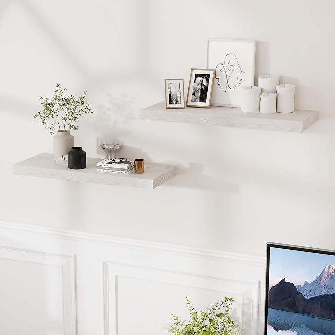 24 Inch Floating Shelves for Wall 2 Pack for Bedroom|Kitchen|Bathroom, Wall - Image 2