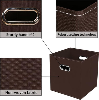 Fabric storage bins Cubes, Fabric Cube Organizer - Image 7