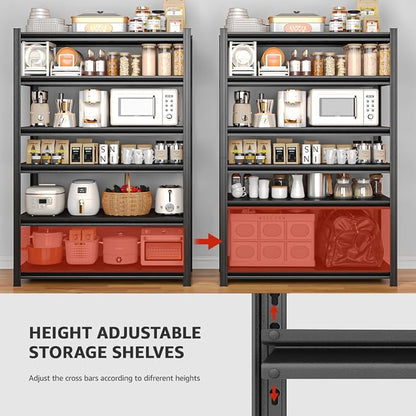 Extra Big/Large 55.12"Wide Father&I Industrial 6-Heavy-Dudy-Shelf-Rack Tall - Image 6