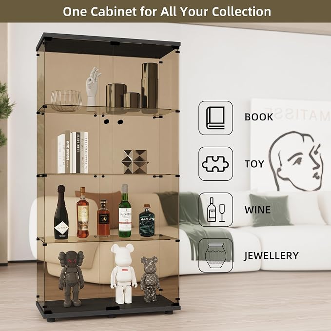Beauty4U Glass Display Cabinet - Image 4